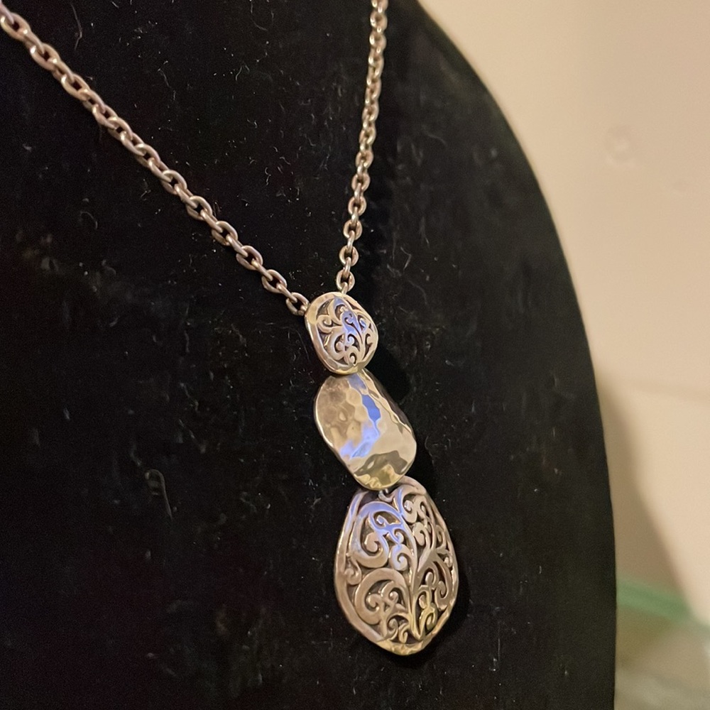 LOIS HILL  NECKLACE .925 SILVER . - Picture 4 of 9